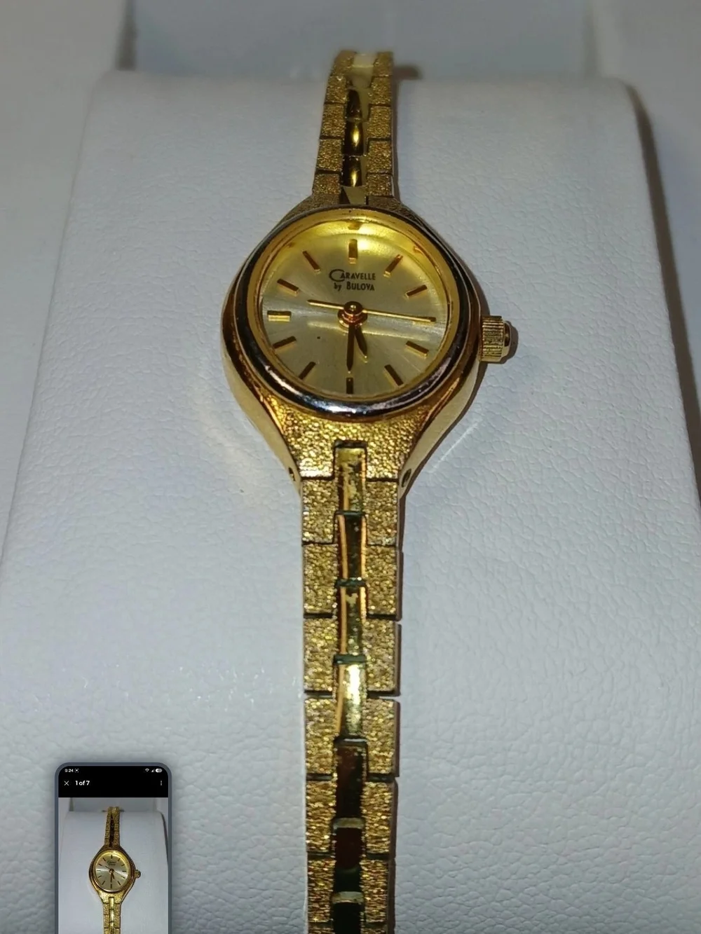 Vintage Gold-tone Caravelle by Bulova Women’s Watch Working New Battery